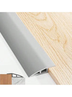 joint transition sol pvc imitation bois adhésif noir moderne protection film rouge couteau