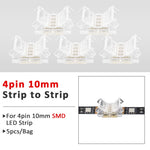 connecteurs ruban led cob smd transparent modernes adhésifs 5mm 8mm 10mm(rgb cct)