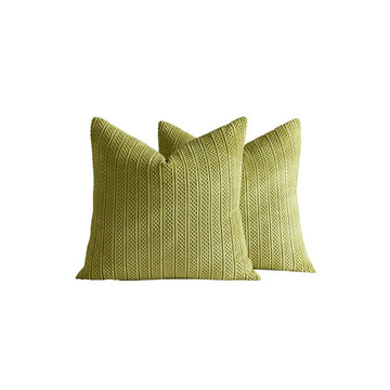 lot housses coussin coton épais motifs géométriques canapé salon moderne