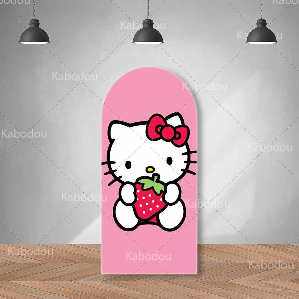Stand photo Hello Kitty pour anniversaire