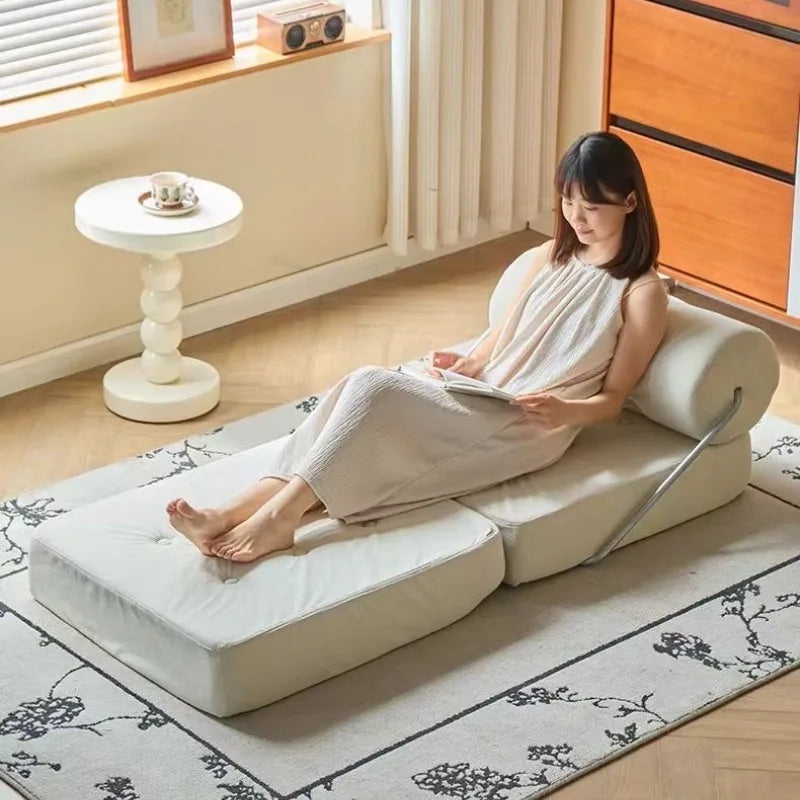 canapé lit moderne velours beige vert noir matelas coussin amovible