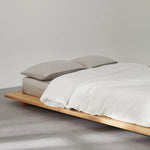 housse couette lyocell 100% 220x240cm douce blanche literie luxe minimaliste maison