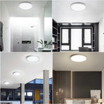 plafonnier led moderne blanc ultra mince facile.surface blanc mat flux lumineux 2000 82000 24w