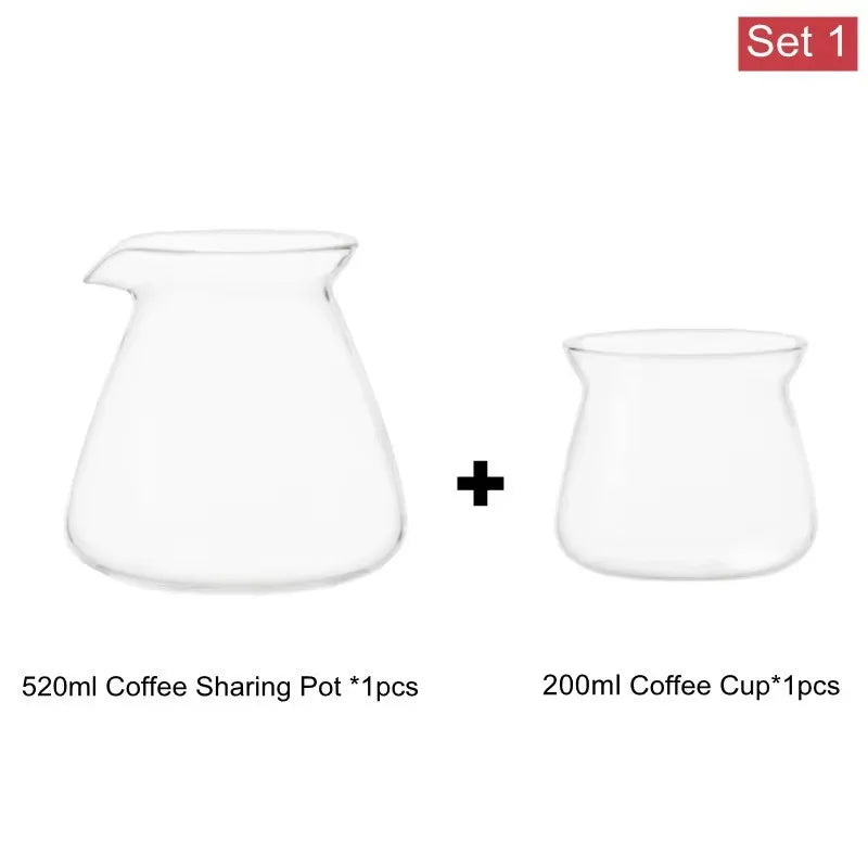 ensemble verres transparents moderne 520ml 275ml plateau bois sucre cubes