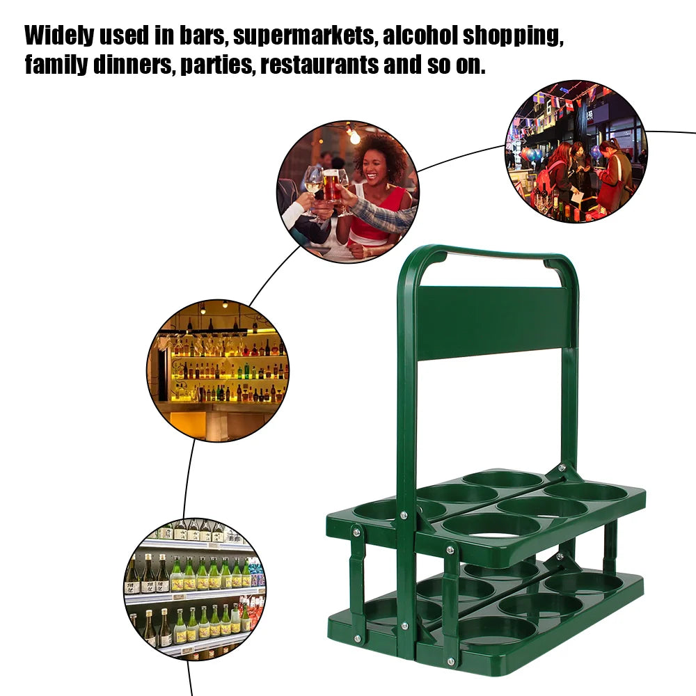 porte bouteilles pliable industriel bouteilles vin bière fixations métalliques cuisine vert rouge