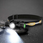 torche lampe rechargeable led zoomable 18650 batterie 180 degres camping pêche chasse