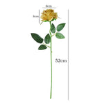 décoration intérieure moderne roses artificielles multicolores brillantes adhésif vase