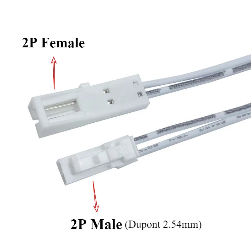 câble extension led blanc connecteur dupont mâle femelle éclairage armoire cuisine placard dressing