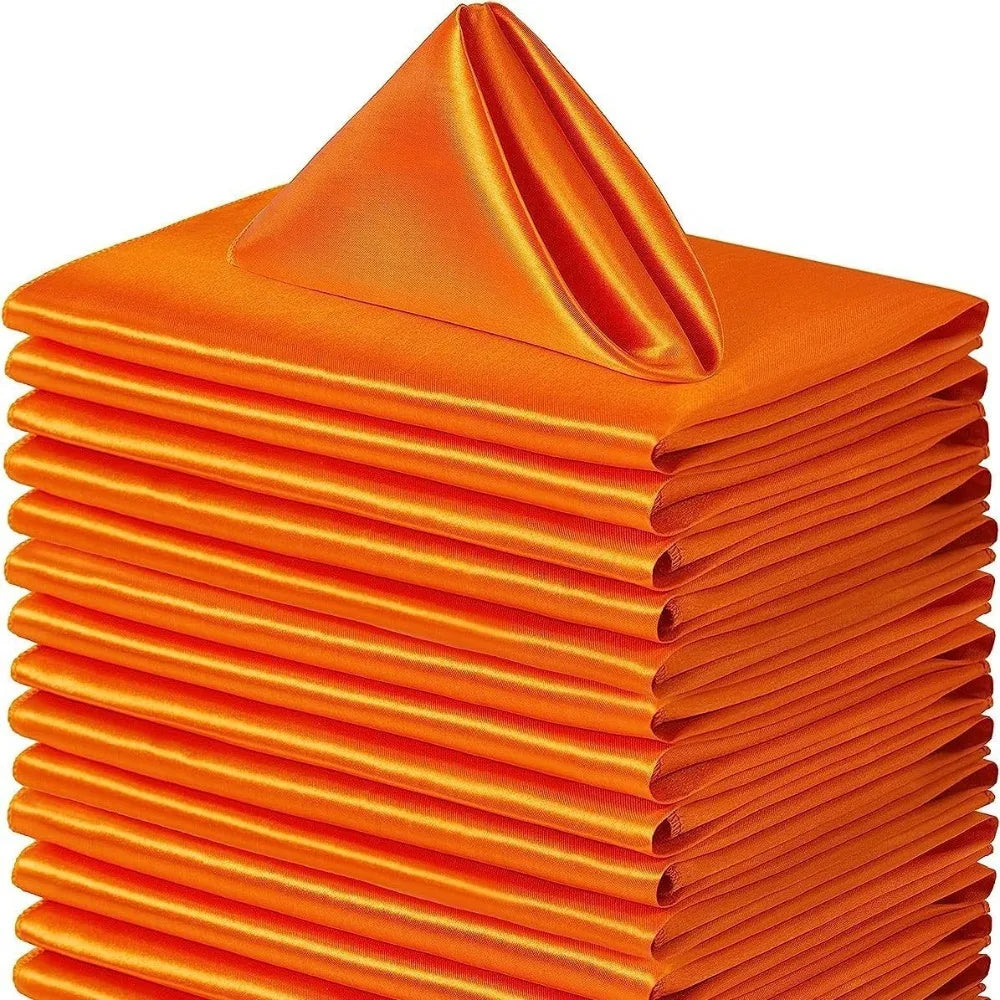 serviettes table bleu marine vert clair uni soyeuses 30x30cm lavables cuisine