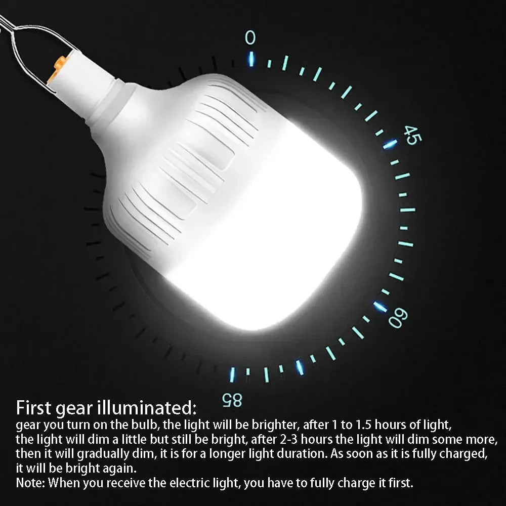 lumière led portable rechargeable camping vintage barbecue urgenceextérieur translucent abs verticalrainures