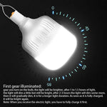 lumière led portable rechargeable camping vintage barbecue urgenceextérieur translucent abs verticalrainures