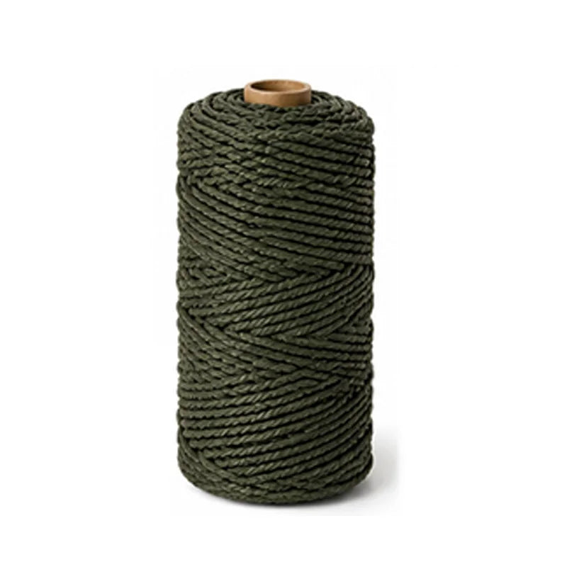 corde macramé coton nylon blanc rose bleu rouge vert marron gris