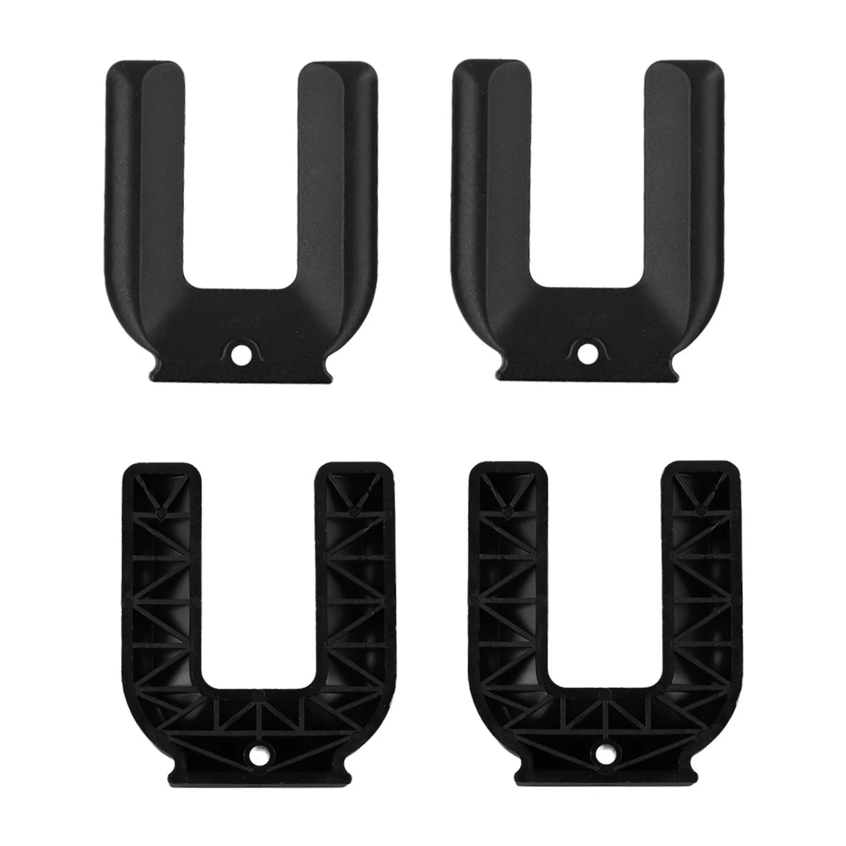 roulettes meuble supports plastique noir gris caoutchouc antidérapant vissage trou central set pièces