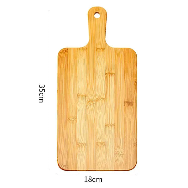 planches découper bambou naturel rectangulaires respectueuses l'environnement modernes 35cm 18cm