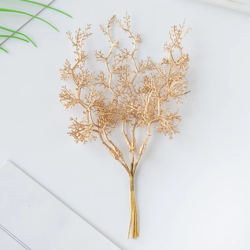 guirlande fleurs séchées bleu clair naturelle fil coton decoration chambre maison