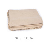 toile lin beige clair texture naturelle rustique poterie céramique artisanat tapis travail
