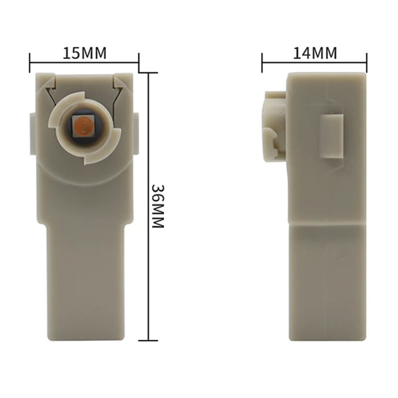 lampe lecture voiture led 12v 20w beige moderne prise usb contrôle