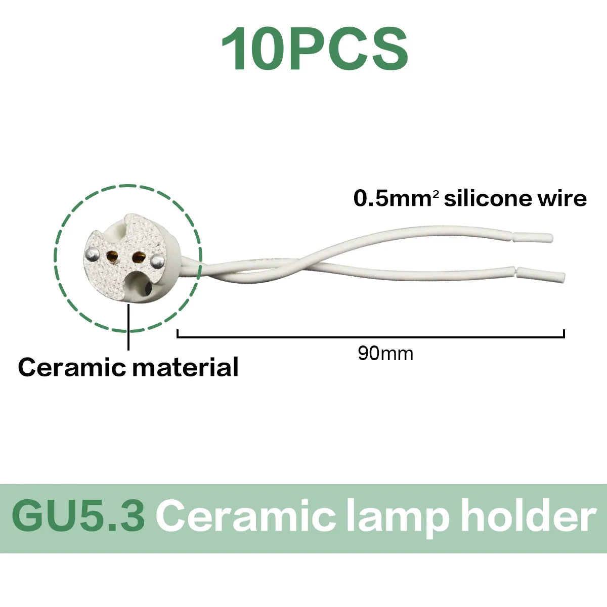 projecteur led base gu10 gu5.3 shell blanc noir moderne arrière fixations spots