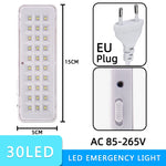 lampe led urgence rechargeable modes blanc gris moderne portable campingextérieur