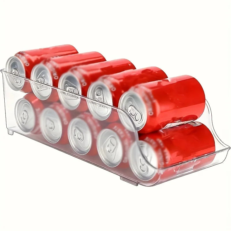 boîtes rangement transparentes modernes pieds réfrigérateur canettes bouteilles alimentaires organisateur