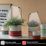 lampe led croissance plante spectre complet 6000k adhésif moderne câble usb commande distance
