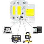 projecteur led cob 10w 20w 30w 50w blanc froid chaud moderne connecteurs