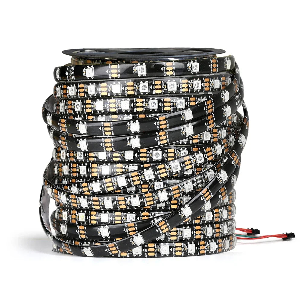 ruban led multicolore ip65 ip67 ws2812b 5v adhésif moderne 30leds 60leds rgb