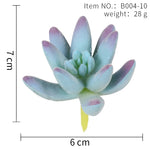 plantes succulentes artificielles décoratives modernes feuilles colorées intérieur extérieur exposé bricolage accessoire jardin réaliste