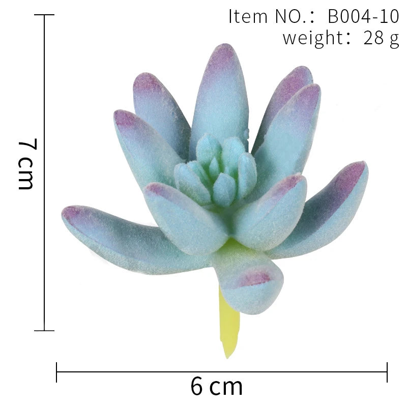 plantes succulentes artificielles décoratives modernes feuilles colorées intérieur extérieur exposé bricolage accessoire jardin réaliste