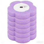 brosse toilette long manche tête remplacement jetable blanc bleu violet jaune dense poils anti