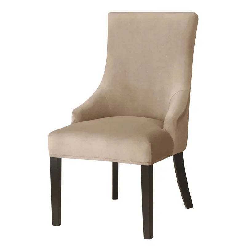 housse chaise velours gris moderne adhésive polyeste protection événementière banquet mariage