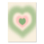 affiche murale cadre bois motif champignon papillon coeur pastel salon moderne décoration intérieure