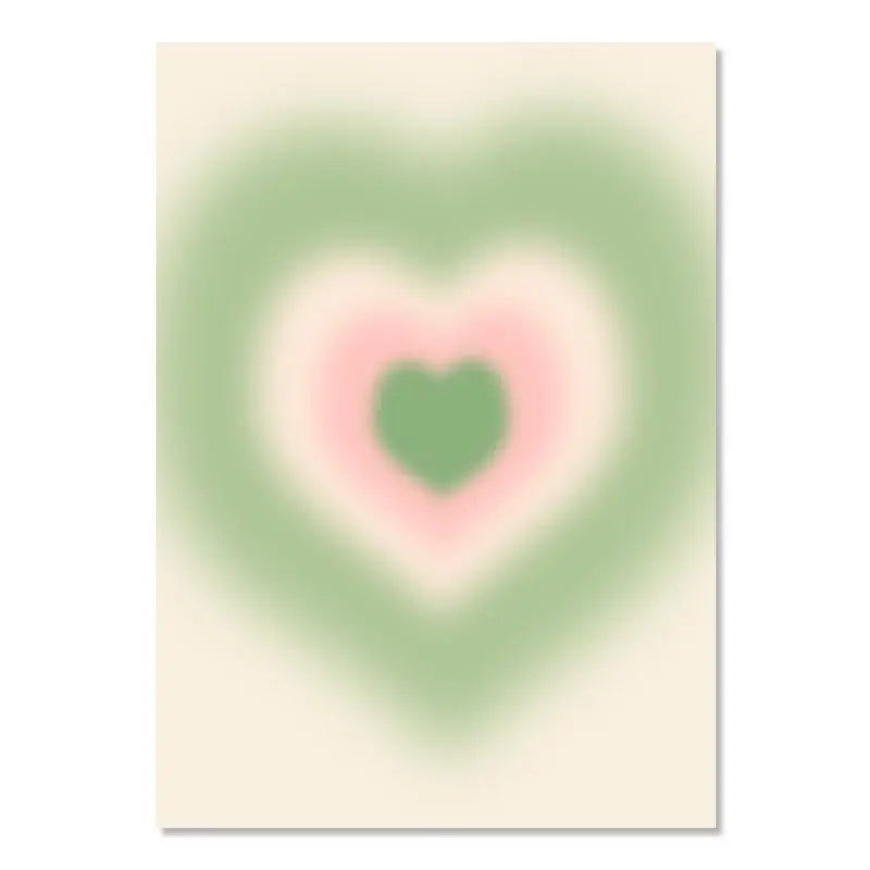 affiche murale cadre bois motif champignon papillon coeur pastel salon moderne décoration intérieure