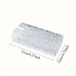 porte serviettes transparent effet écorce texture rugueuse mouchoirs papier moderne salle bain