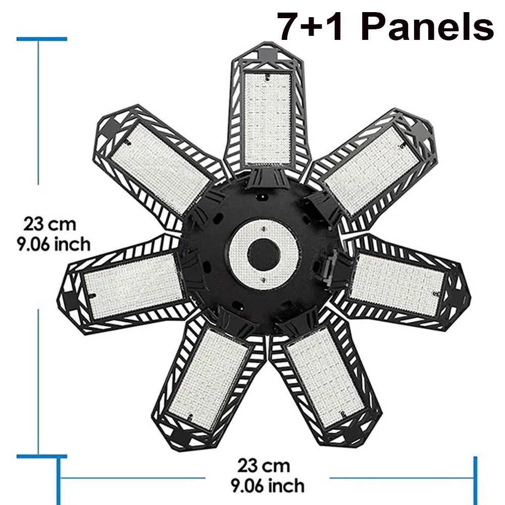 lampe led garage industrielle panneau réglable éclairage intérieur moderne e26 e27