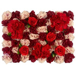 panneaux decoratifs fleurs artificielles rose violet blanc modernes intérieur mariage anniversaire diplomes