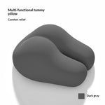 oreiller ergonomique mousse bamboo fibre forme fesse violet opaque dormir ventre côté
