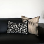 housse coussin moderne léopard géométrique 100 polyester adhésif 30x50cm 45x45cm décoration canapé voiture