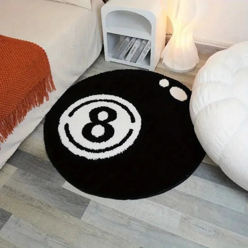 tapis noir motif moderne antidérapant polyester polypropylène doux voyage intérieur chambre salonhôtel