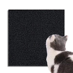 grattoir chats adhésif couleur gris moderne texture tissée taille 30x30cm 30x60cm