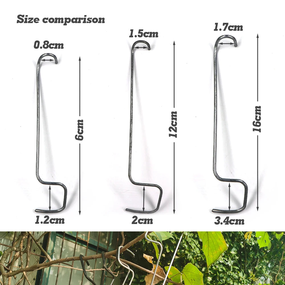 crochet arbre noir argenté moderne adhésif 18cm 26cm 36cm 6cm 12cm 16cm jardinage plantation