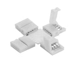 connecteurs led angle 90 degrés blanc pin rgb 12v clips instructions guide