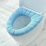 couvre siège toilette velours gris rose bleu vert beige confortable moderne salon