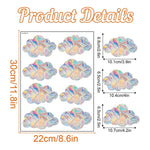 décorations fenêtre multicolore adhésives papillons coeurs fleurs moderne muraux chambre enfants PVC