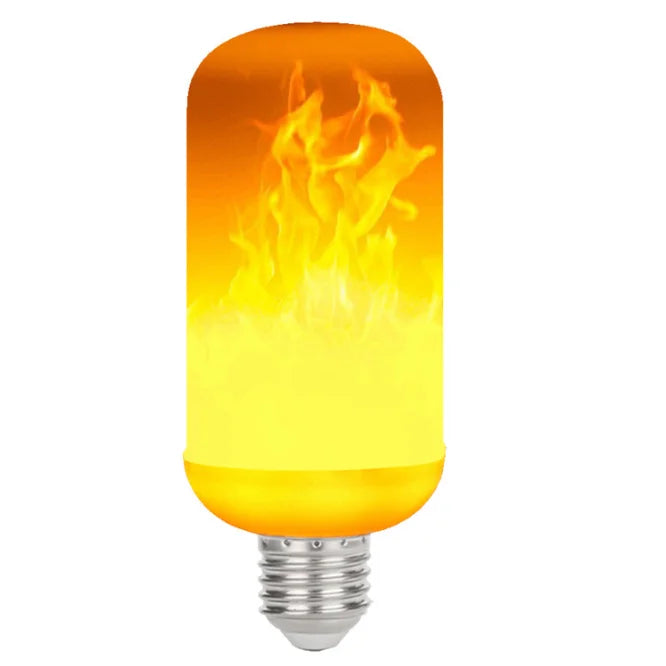 ampoule led effet flamme vacillante orange jaune blanc moderne e14 e27 360deg 50000h