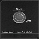 tapis anti dérapant adhésif transparent pratique rond meubles 18mm 23mm 10pcs 20pcs 30pcs 40pcs
