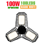 lampe led déformable noire moderne grille perforations 100w 200w 300w e26 e27