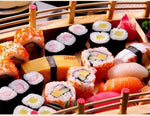 plateau sushi bois moderne bateau sushi assiettes sashimi