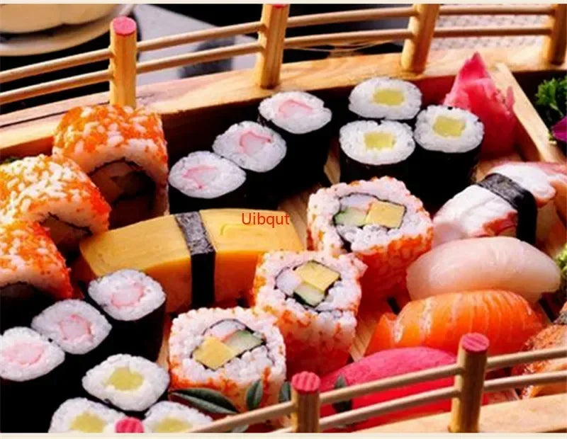 plateau sushi bois moderne bateau sushi assiettes sashimi