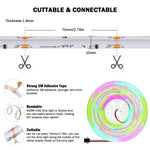 ruban led cob blanc moderne adhésif 672 784 leds haute luminosité flexible